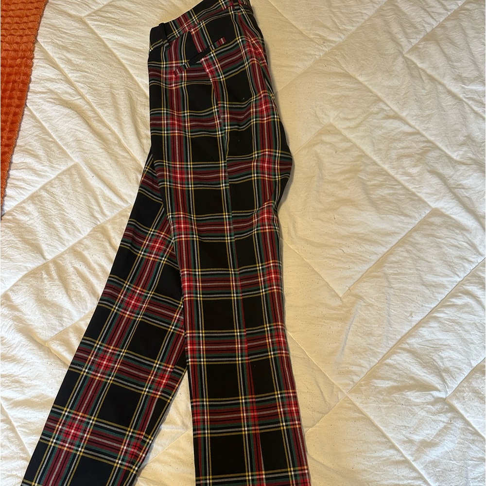 Jcrew Ruby Full Length Plaid Pants